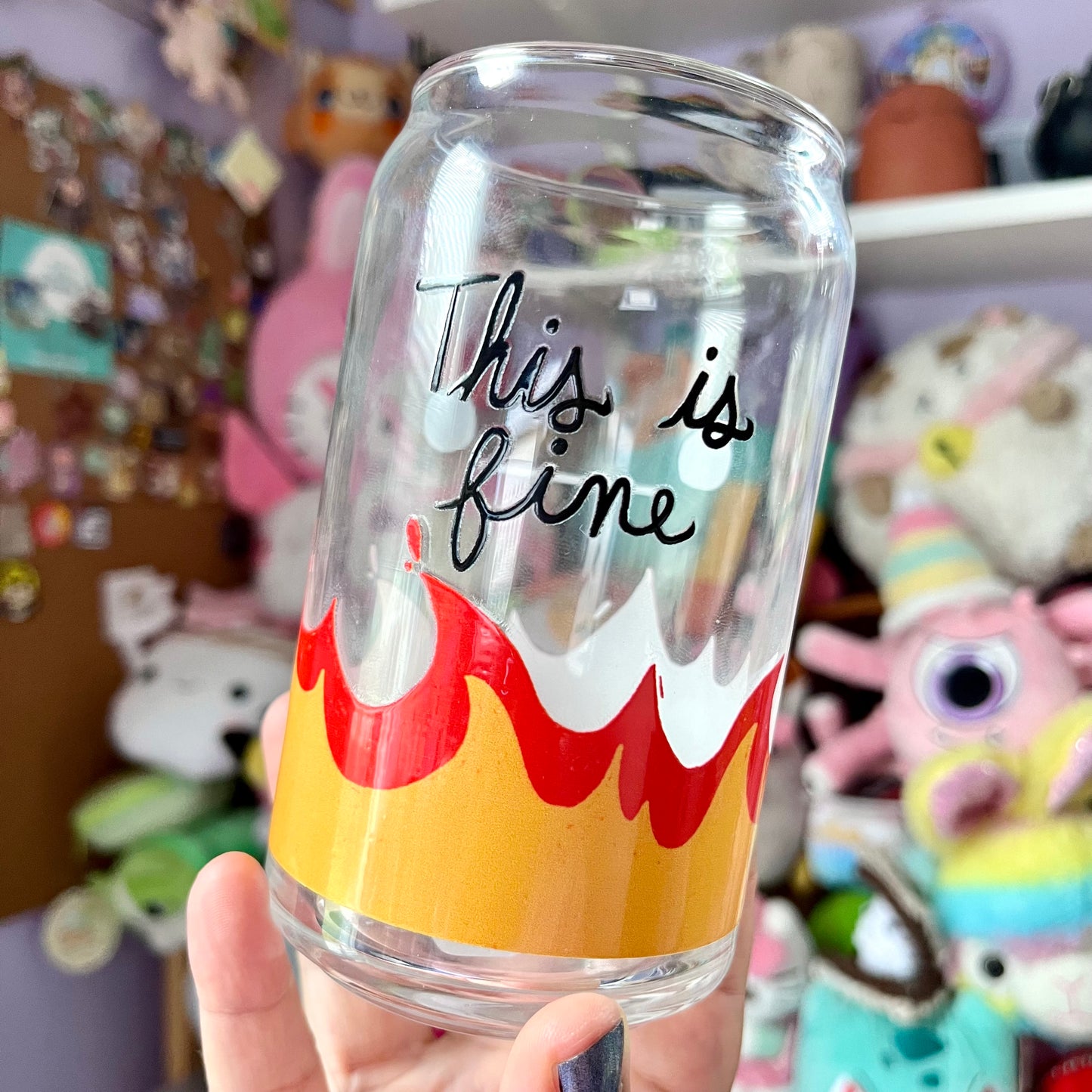 This is Fine Fire Glass Tumbler