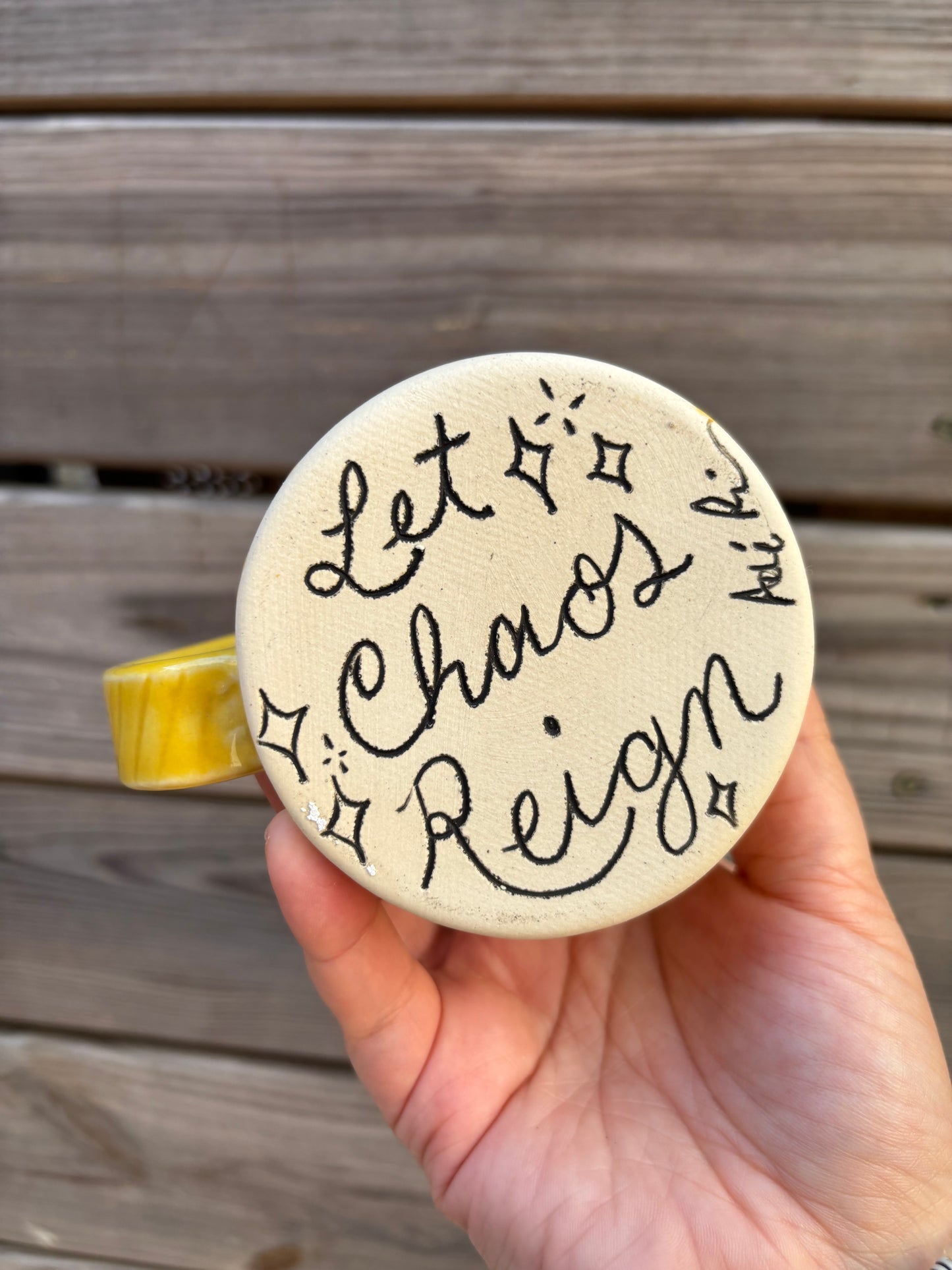 Chaotic Neutral // Let Chaos Reign Dice Mug