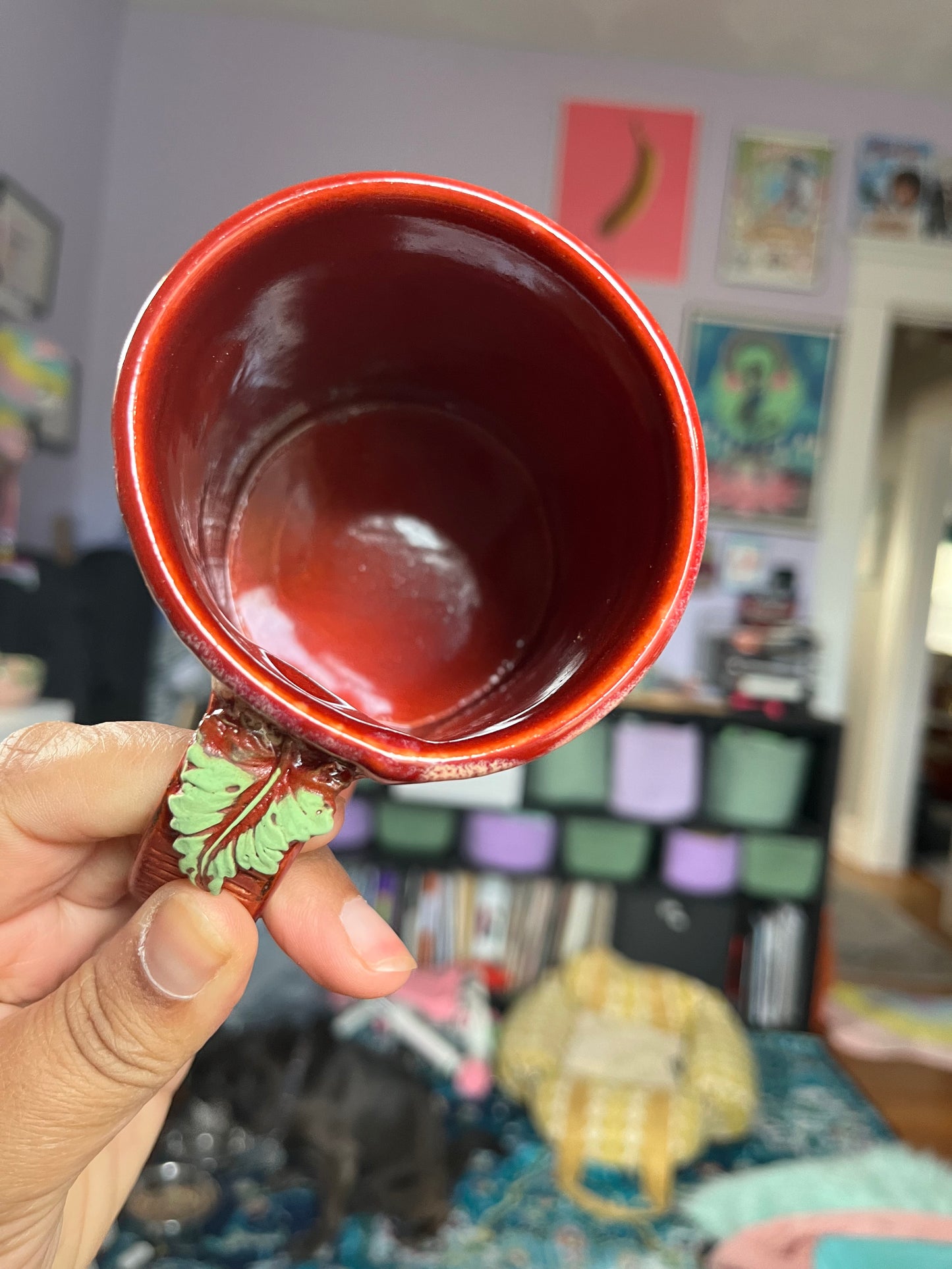 Lore Weaver cinnabar mug