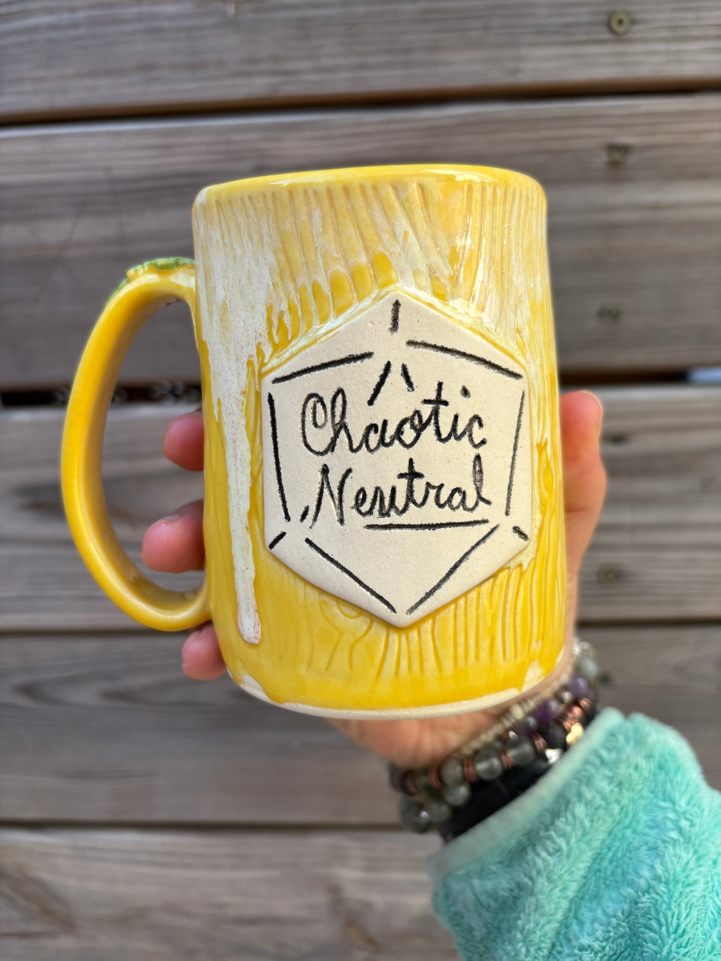 Chaotic Neutral // Let Chaos Reign Dice Mug