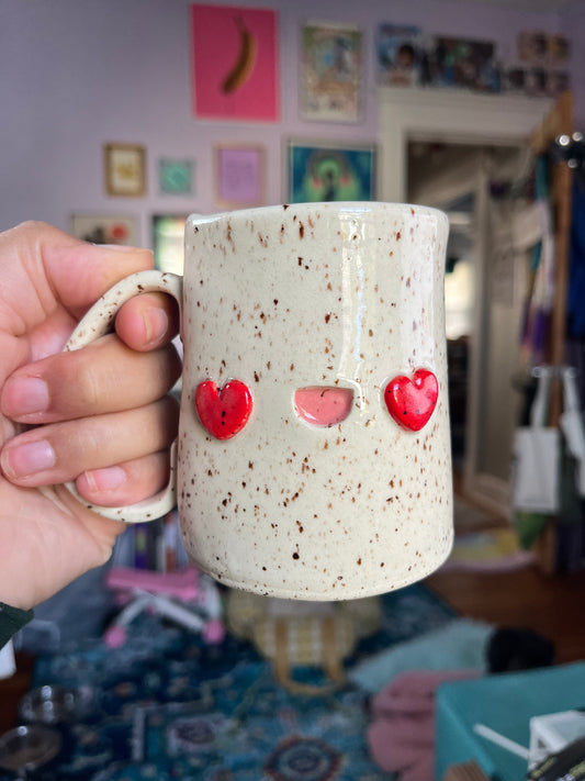 Heart eyes mug SECOND