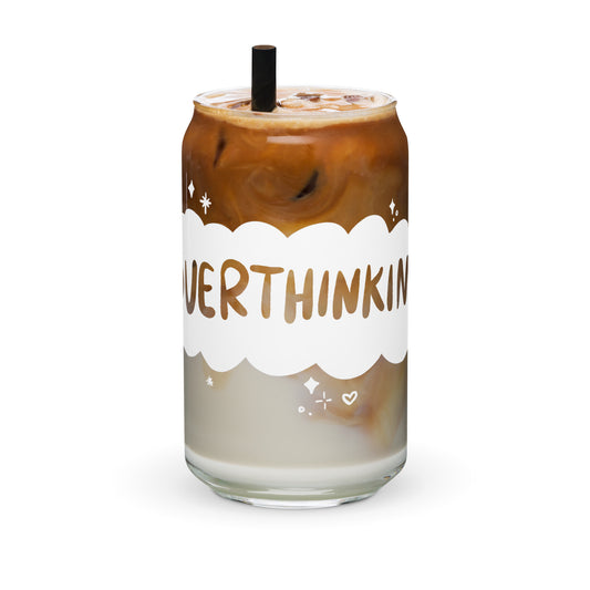 Overthinking Glass Tumbler